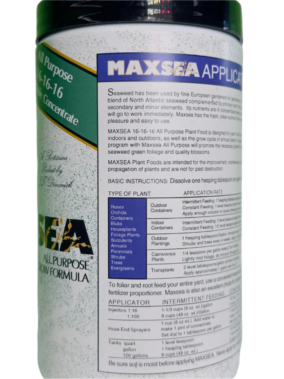 Maxsea All-Purpose Plant Food